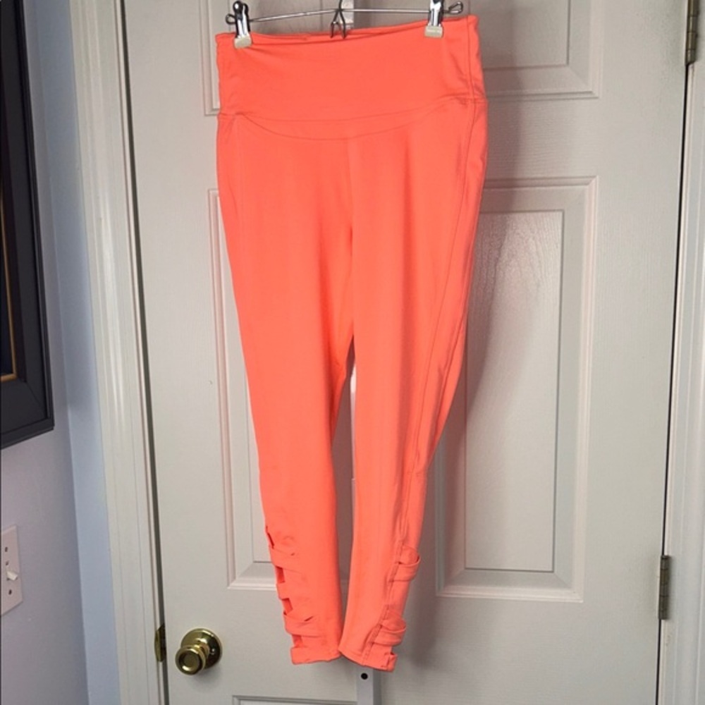 FP Movement by Free People Bright Orange Leggings Size Medium